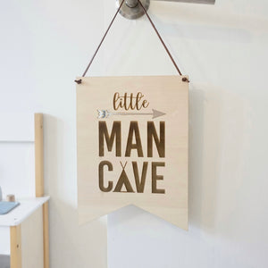 Stor vimpel little man cave